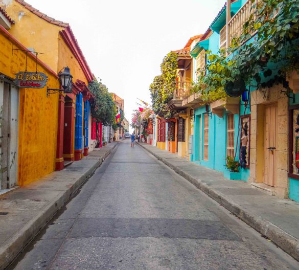 Roteiro de 4 dias em Cartagena rua de Cartagena